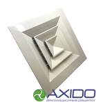 Алюминиевые потолочные диффузоры 4-АПР (с КРВ) 600*600